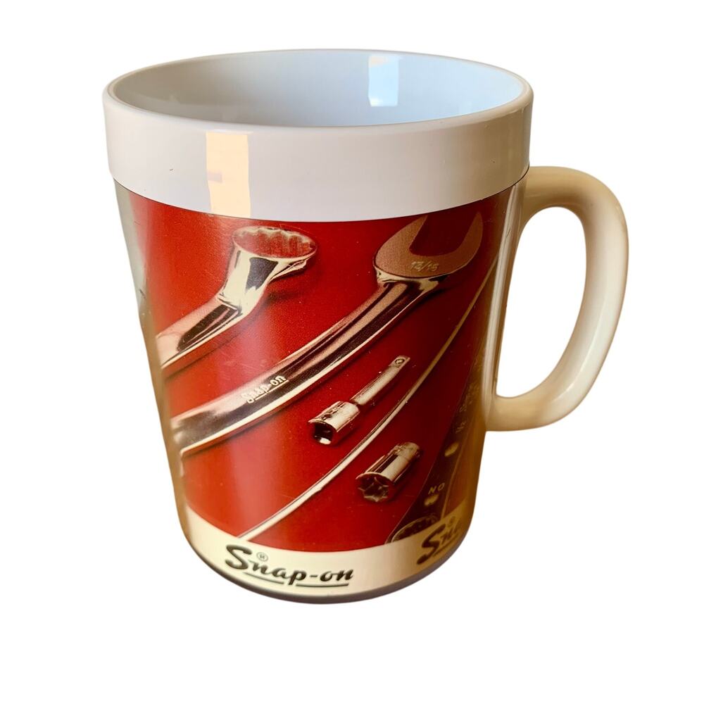 Vintage Snap On Tools Thermo-Serv Plastic Coffee Mug Cup USA